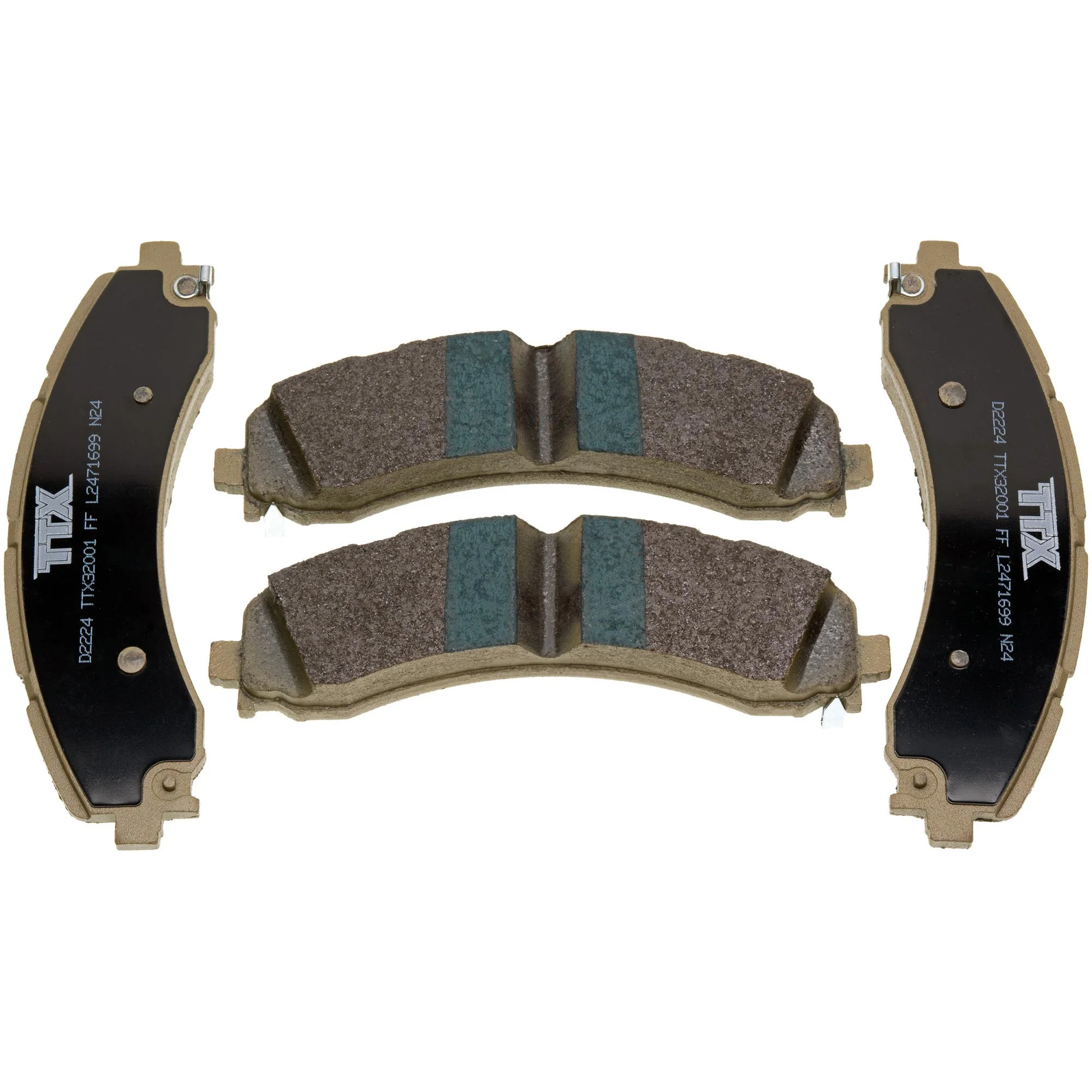 Mevotech TTX Premium Met DRW Rear Brake Pads 19-20 Dodge Ram 2500/3500 - Image 3