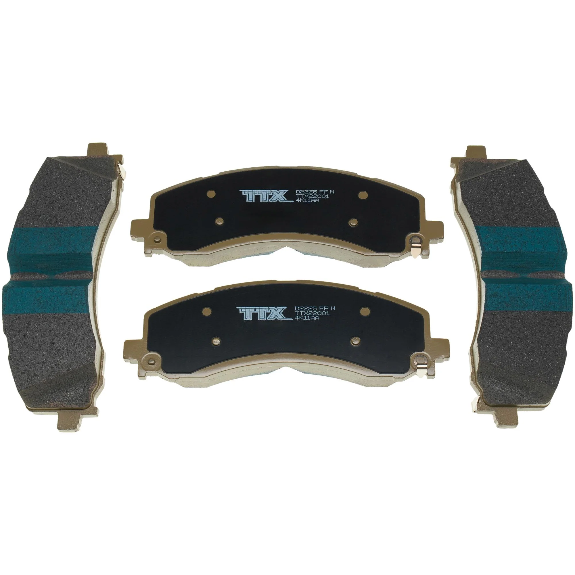 Mevotech TTX Premium Met Front/ Rear Brake Pads 19-24 Dodge Ram 2500/3500 - Image 4