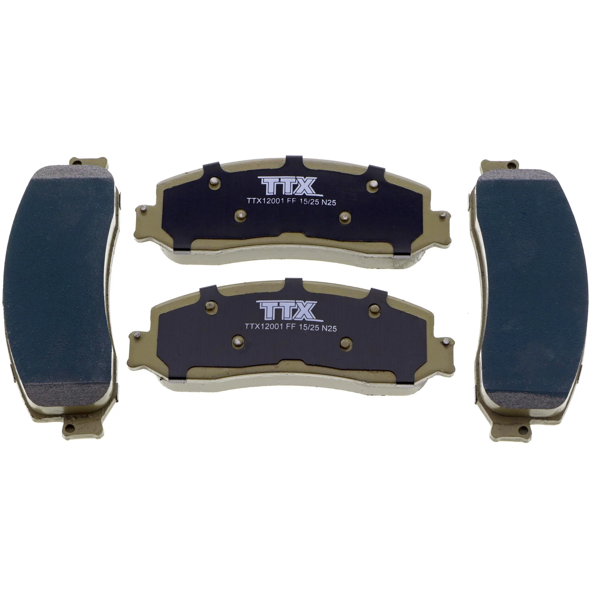 Mevotech TTX SuperMet Front/Rear Brake Pads 08-12 Ford SuperDuty F-250 | 08-11 F-350 - Image 3