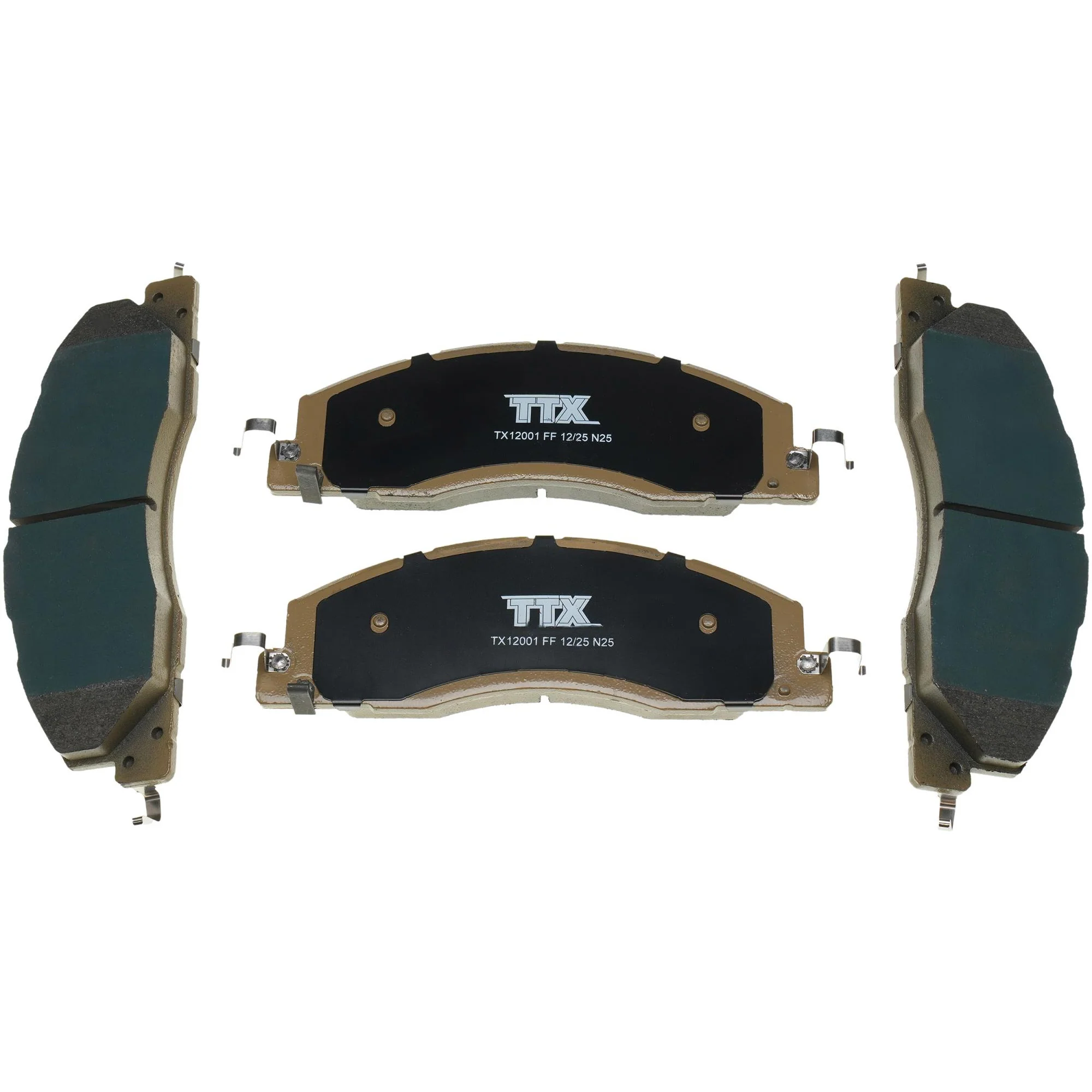 Mevotech TTX SuperMet Front Brake Pads 09-18 Dodge Ram 2500/3500 - Image 2