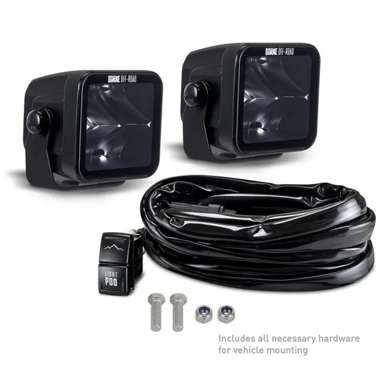 Mishimoto Borne Off-Road Flood & Spot Beam Light Pods - Image 2