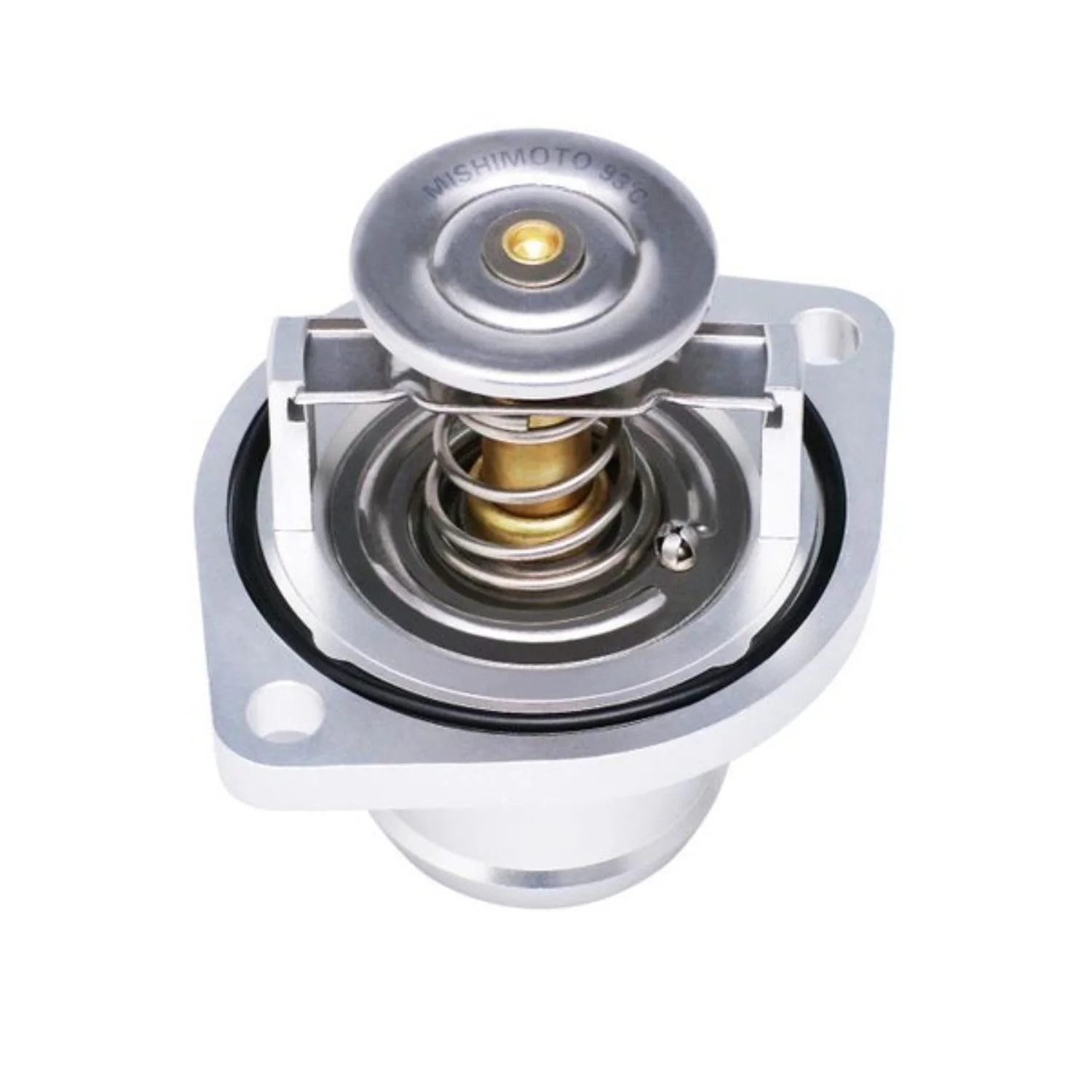Mishimoto High-Temperature Coolant Thermostat & CNC Housing 03-07 Ford 6.0L Powerstroke - Image 2