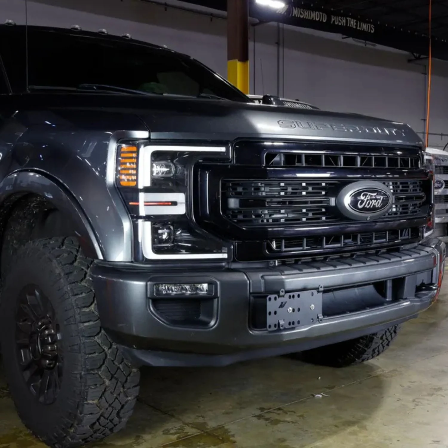 Mishimoto License Plate Relocation Bracket 11-23 Ford F-250/F-350 Super Duty - Image 5