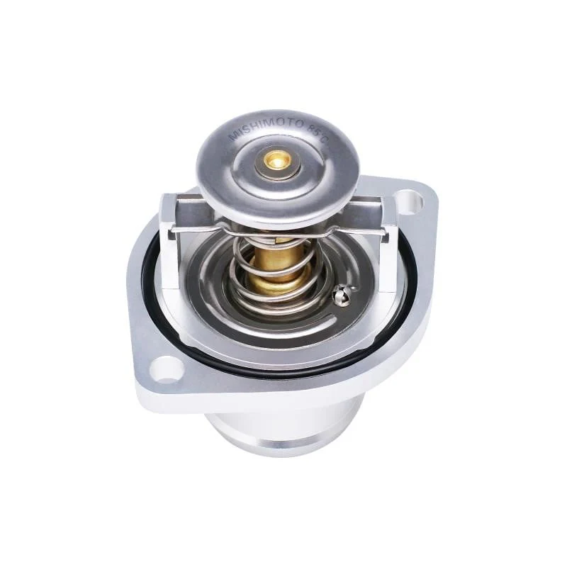 Mishimoto Low-Temperature Thermostat w/ CNC Housing 03-07 Ford 6.0L Powerstroke - Image 2