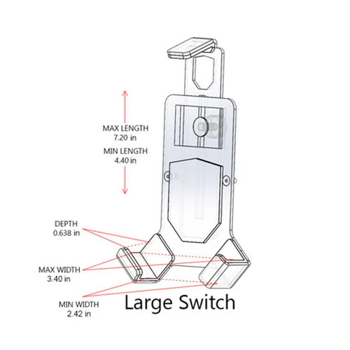 Mob Armor Large Mob Mount Switch Magnetic Cell Phone Holder - Image 7