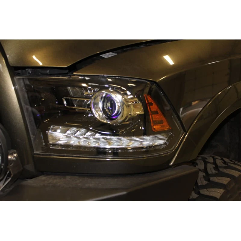 Mopar Factory Black Projector Headlights 2010-2014 Ram - Image 3