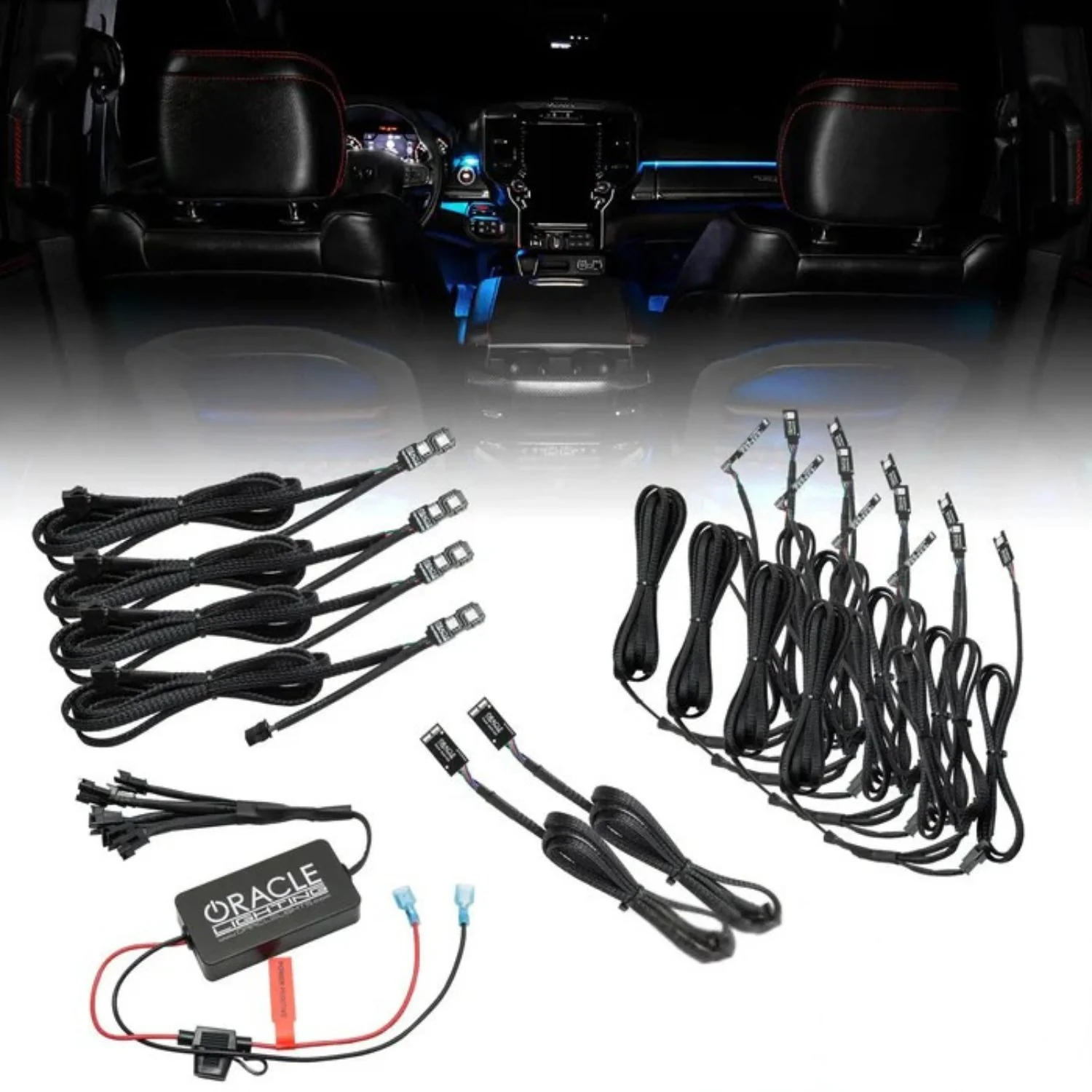Oracle Lighting Complete Interior Ambient Lighting ColorSHIFT Kit 19-24 Ram 1500 - Image 2