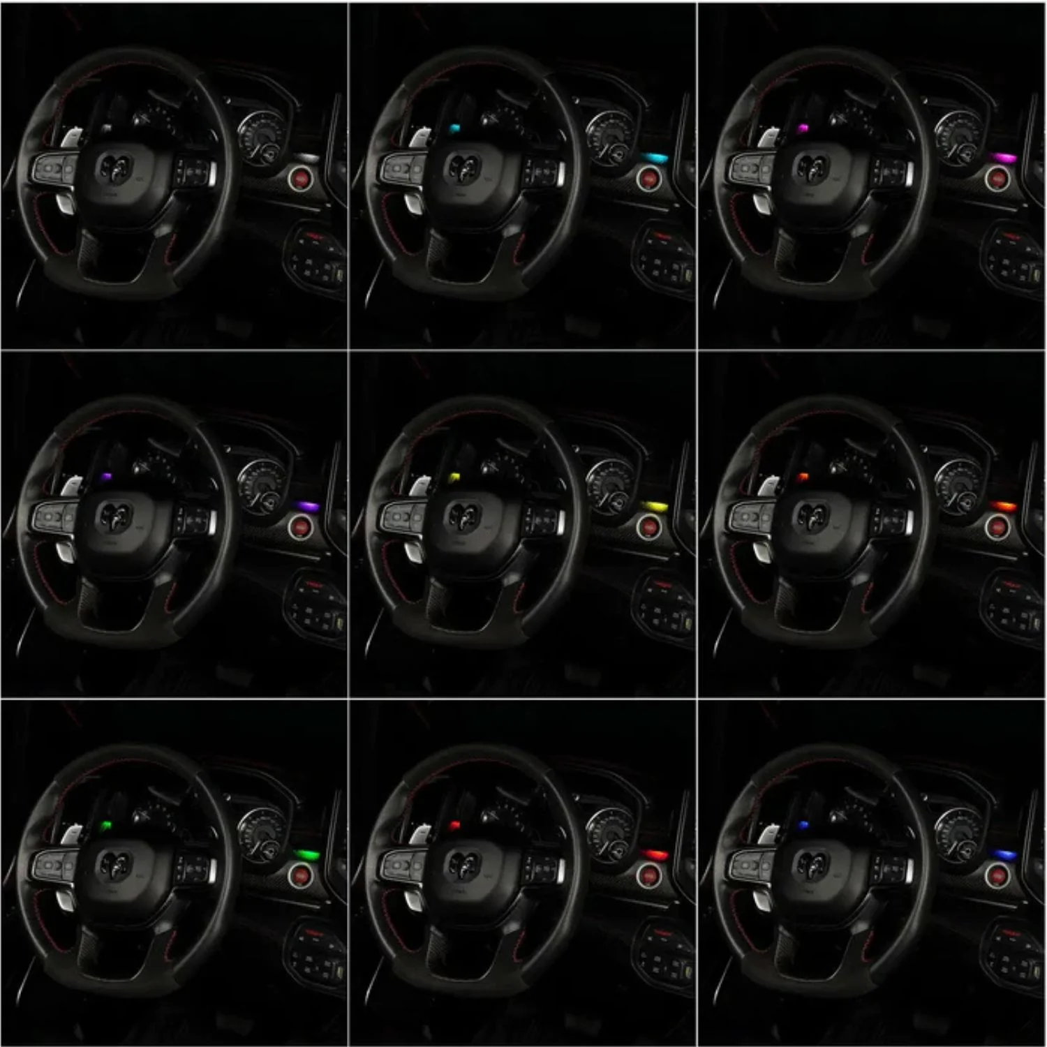 Oracle Lighting Complete Interior Ambient Lighting ColorSHIFT Kit 19-24 Ram 1500 - Image 4
