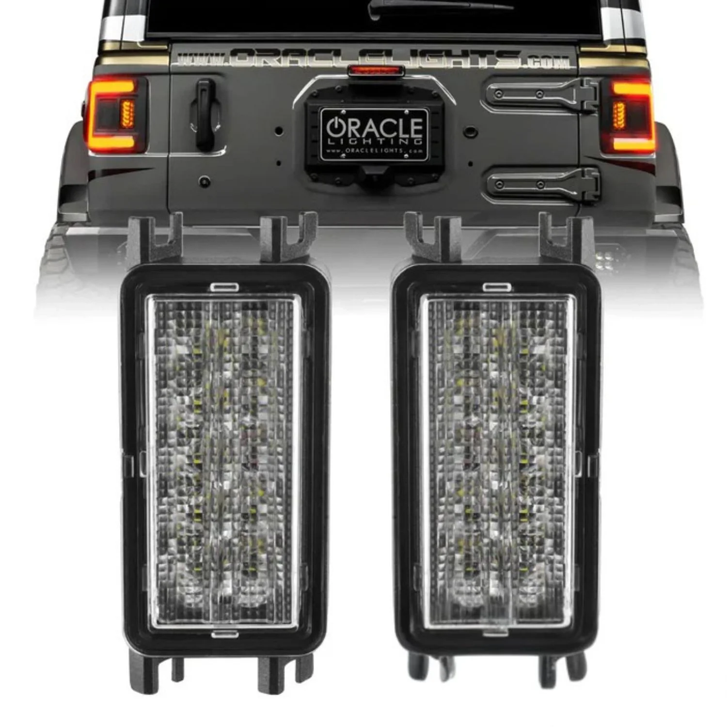 Oracle Lighting Dual Function Reverse Tail Lights LED Module 18-26 Jeep Wrangler JL - Image 2