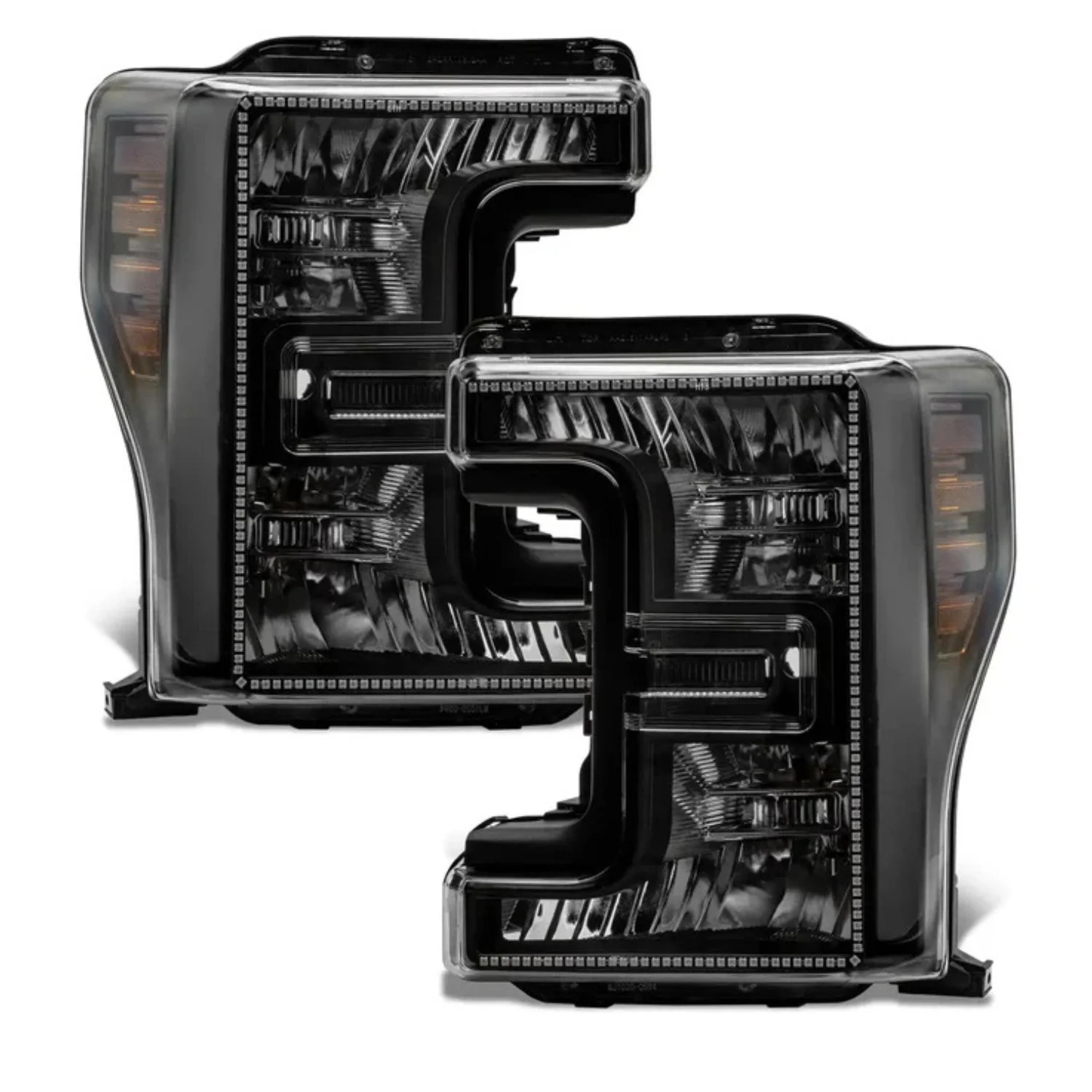 Oracle Lighting Dynamic ColorSHIFT Pre-Assembled Black Headlights 17-19 Ford F-250/F-350 Super Duty - Image 2