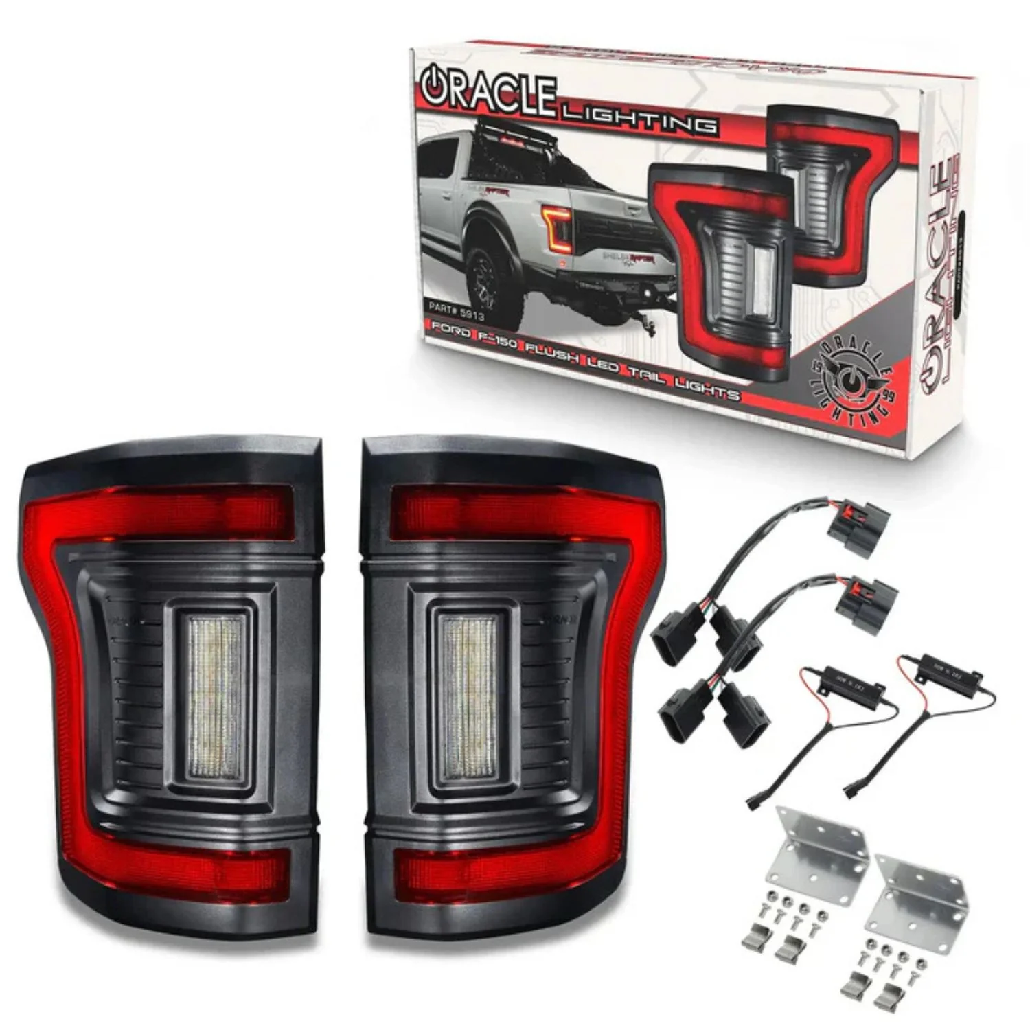Oracle Lighting Flush Mount LED Tail Lights 15-20 Ford F-150 - Image 2