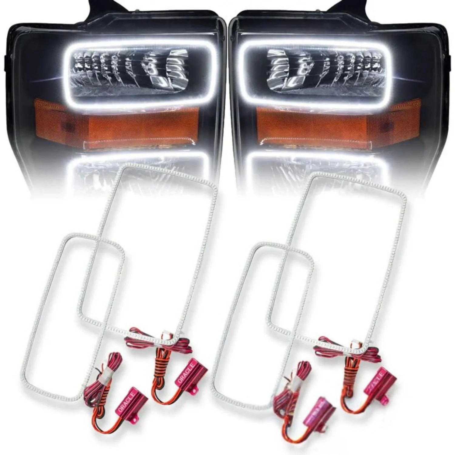 Oracle Lighting LED Headlight Halo Kit 08-10 Ford F-250/F-350 Super Duty - Image 2