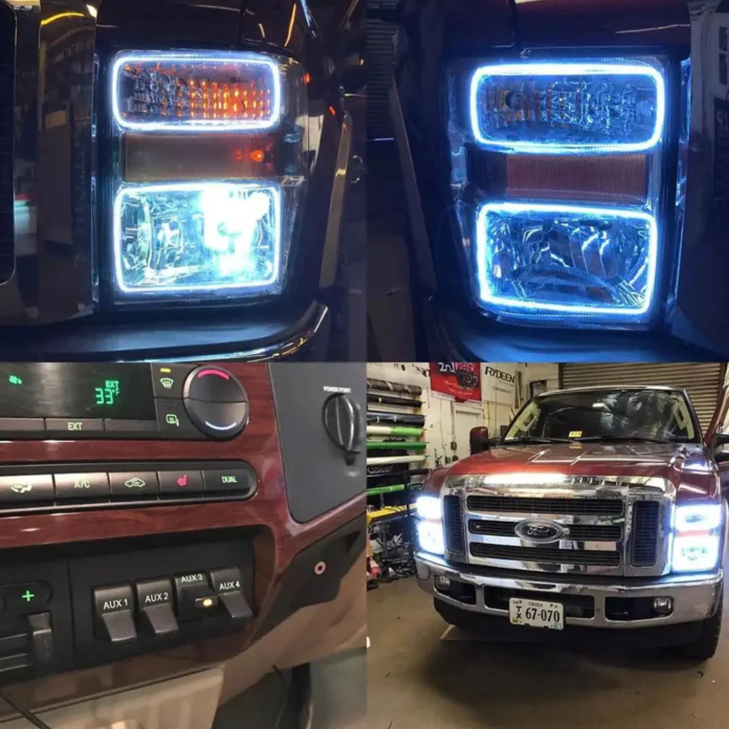 Oracle Lighting LED Headlight Halo Kit 08-10 Ford F-250/F-350 Super Duty - Image 3