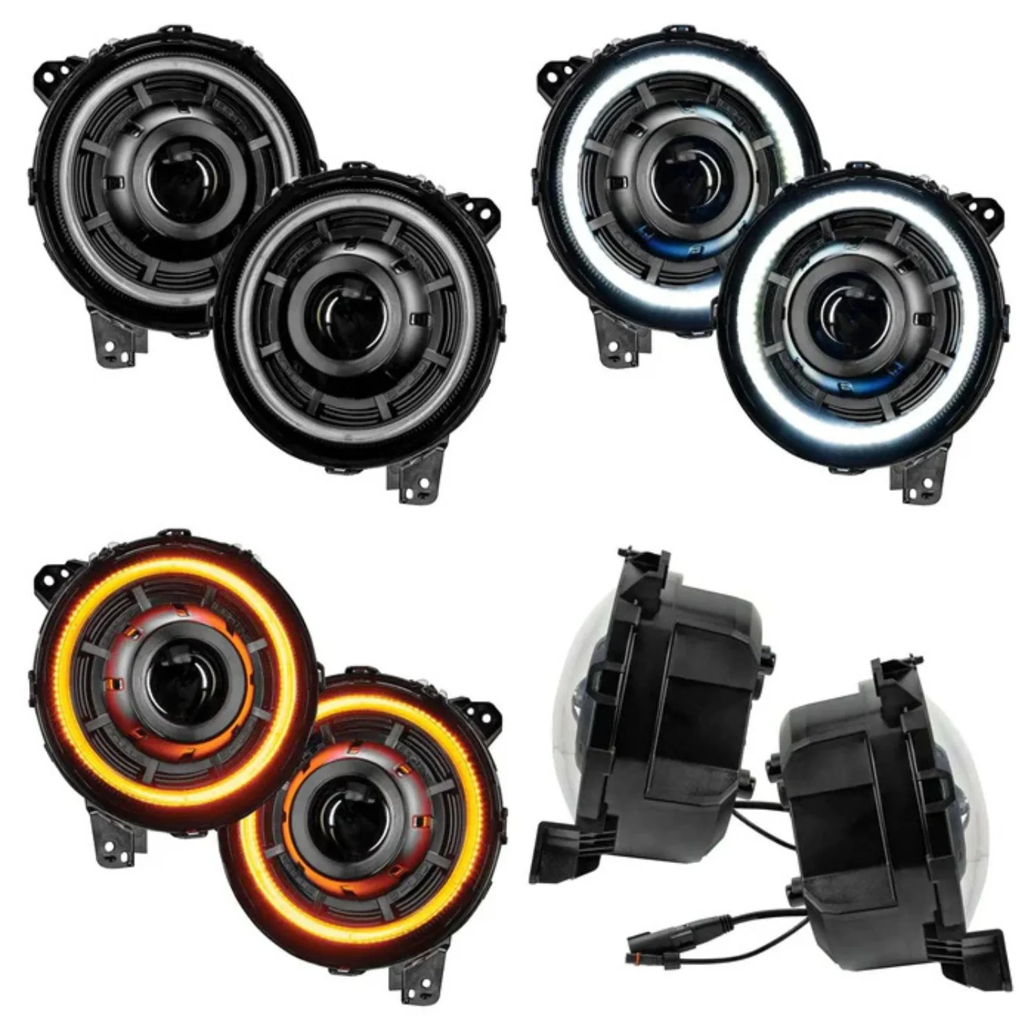 Oracle Lighting Oculus Switchback Bi-LED Projector Headlights 18-24 Jeep Wrangler JL/Gladiator JT - Image 2
