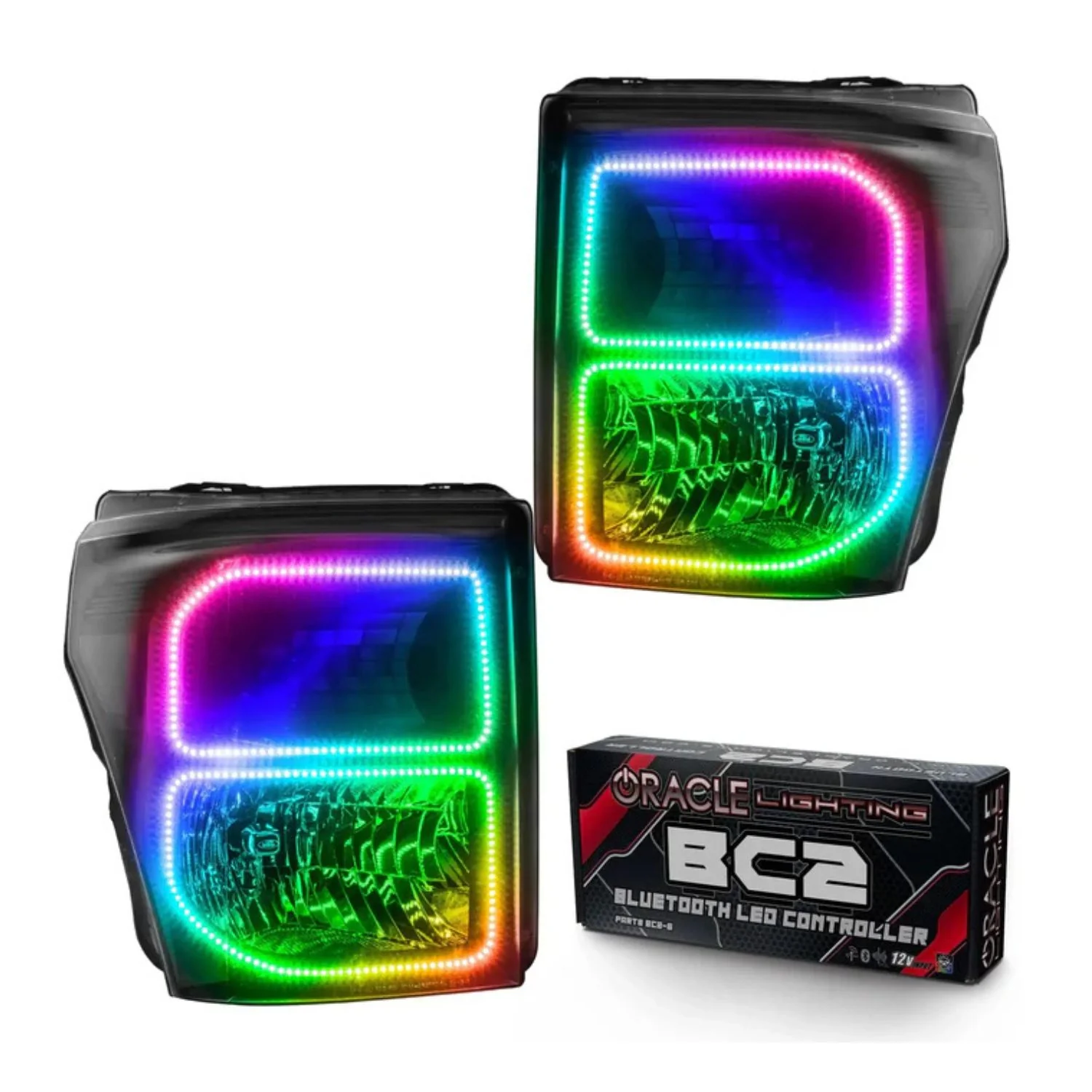 Oracle Lighting Pre-Assembled Black Headlights 11-16 Ford F-250/F-350 Super Duty - Image 6