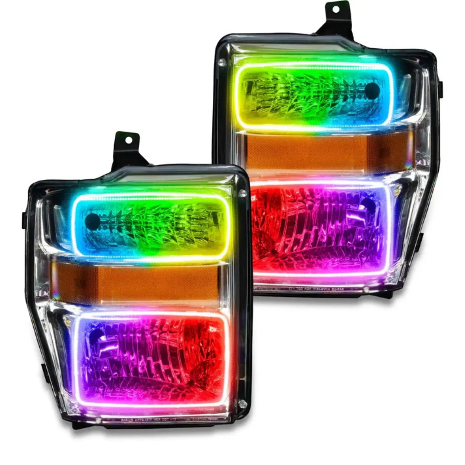 Oracle Lighting Pre-Assembled Chrome Housing Halo Headlights 08-10 Ford F-250/F-350 Super Duty - Image 2