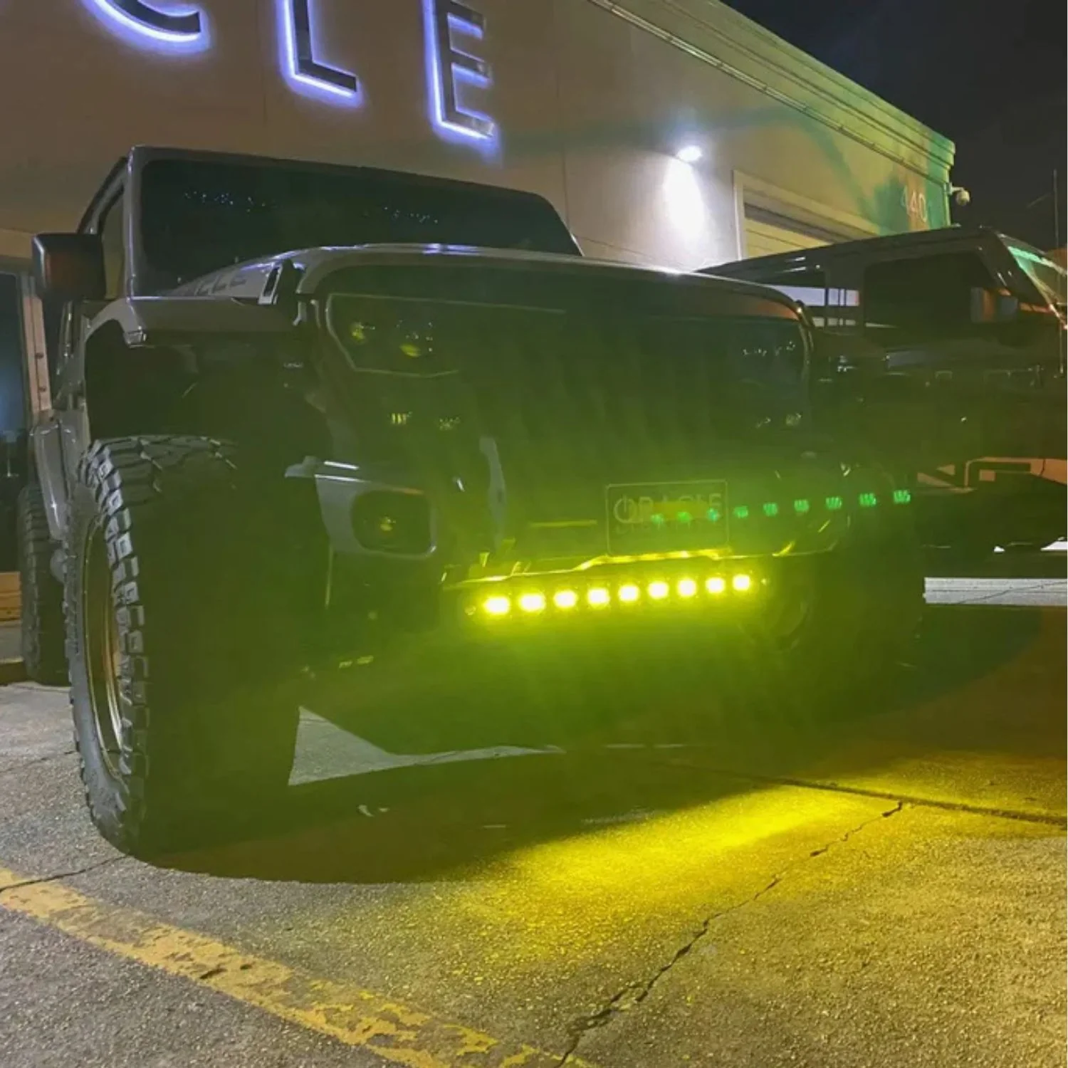 Oracle Lighting Skit Plates with Integrated LED Emitters 18-25 Jeep Wrangler JL/Gladiator JT - Image 5