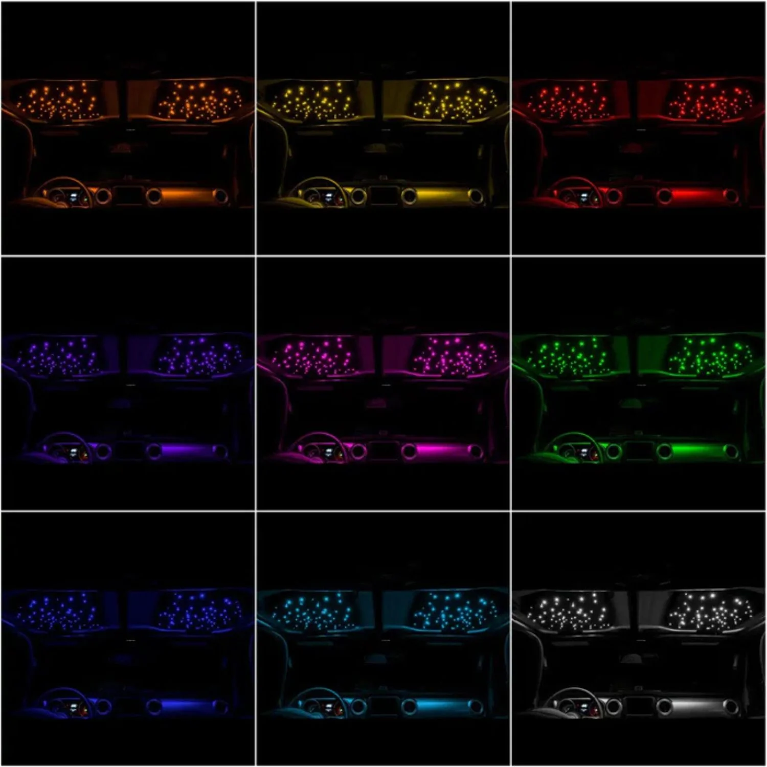 Oracle Lighting Starliner ColorSHIFT Fiber Optic Hardtop Headliner 18-25 Jeep Wrangler JL/Gladiator JT - Image 4