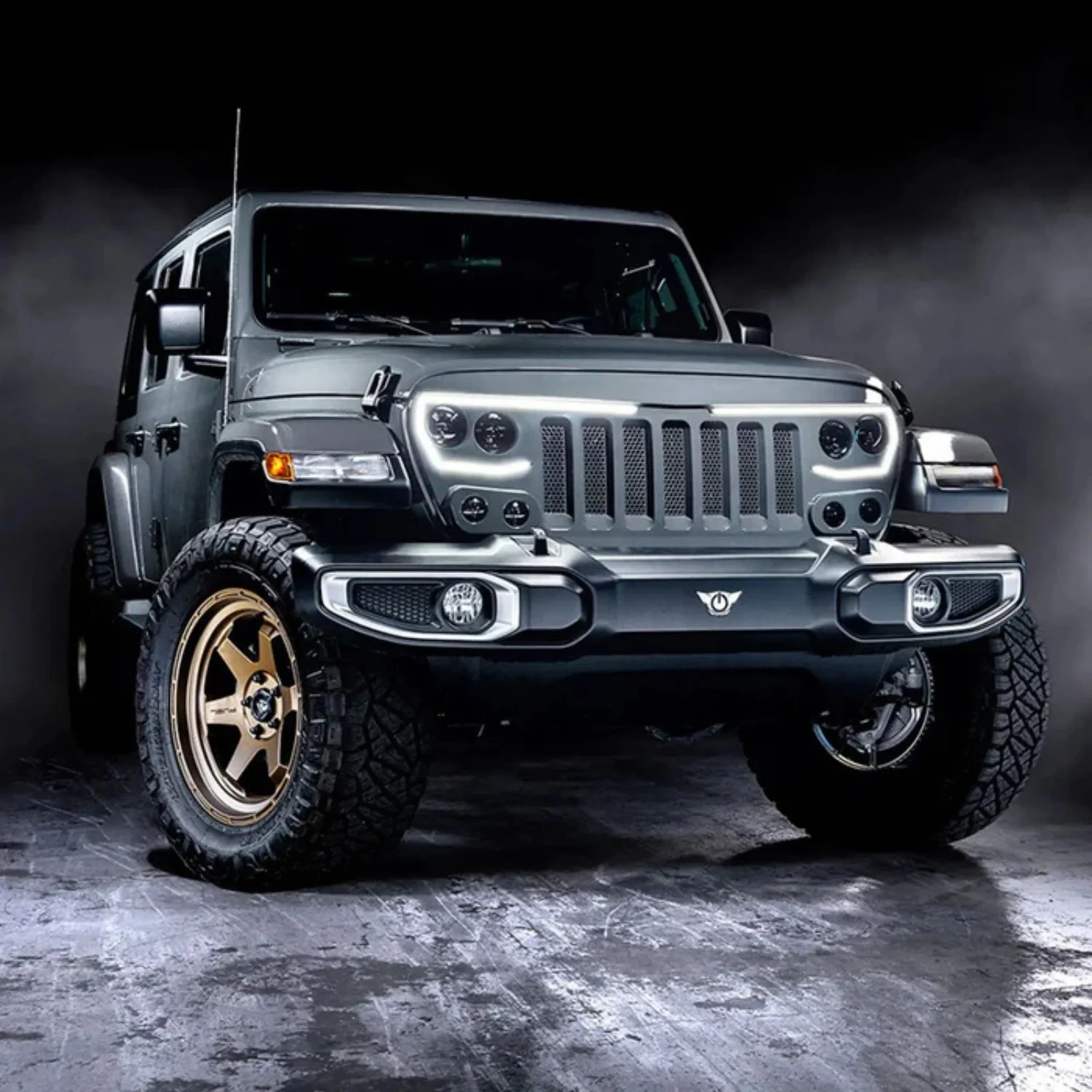 Oracle Lighting Vector Series Full LED Grille 18-23 Jeep Wrangler JL/Gladiator JT - Image 2
