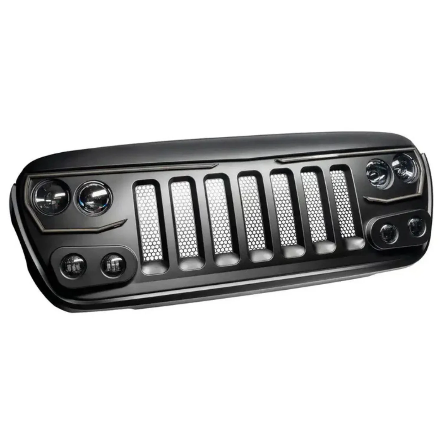 Oracle Lighting Vector Series Full LED Grille 18-23 Jeep Wrangler JL/Gladiator JT - Image 4