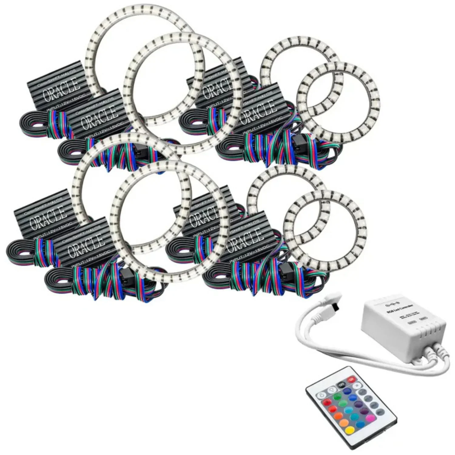 Oracle Lighting Vector Series Grille LED Halo Kit 18-23 Jeep Wrangler JL/Gladiator JT - Image 3