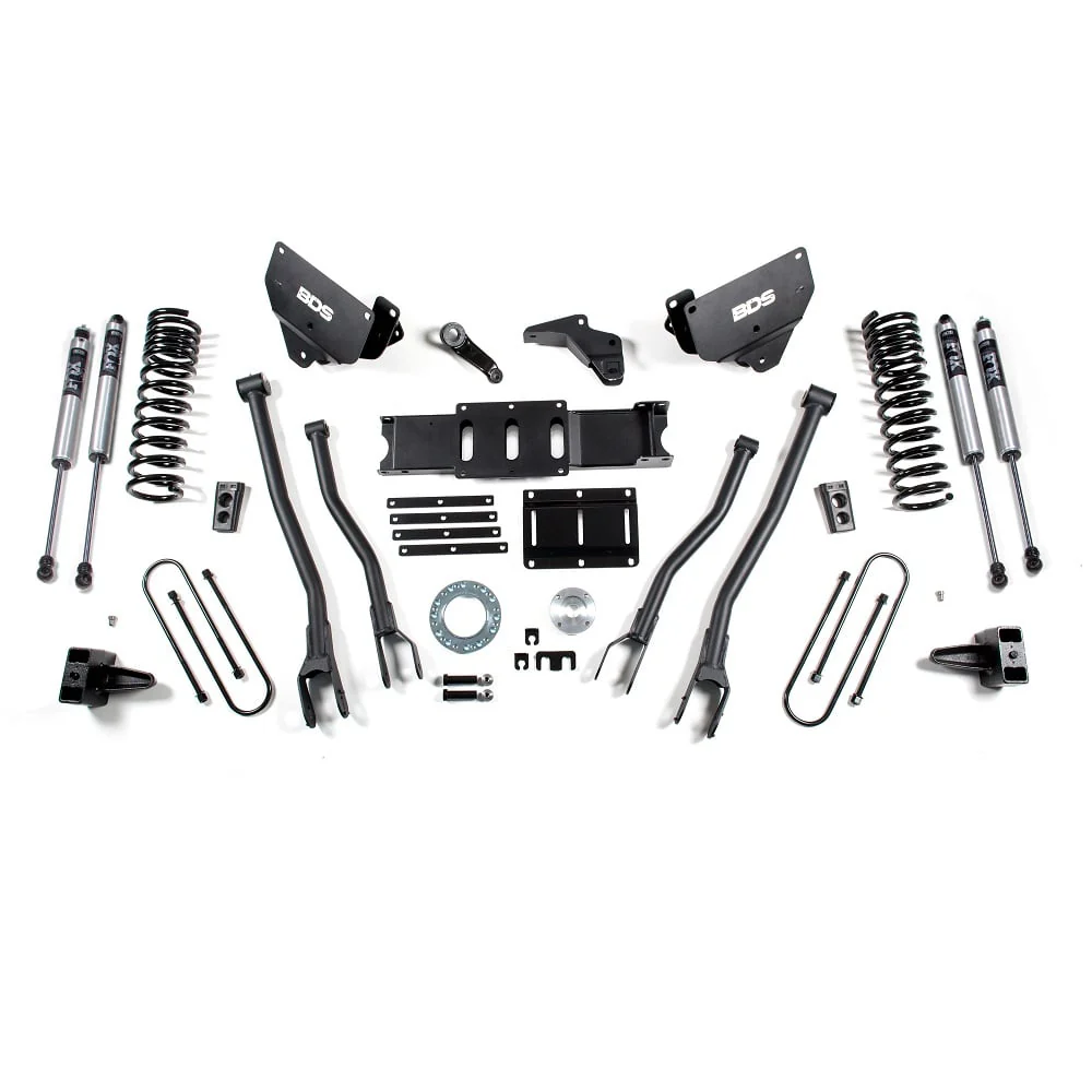 BDS Suspension 6" 4-Link Lift Kit 13-18 Ram 6.7L Cummins 3500 4WD - Image 2