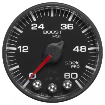 Auto Meter Spek Pro Dual Full Pillar Gauge Kit (EGT, Boost) 98-02 Dodge Ram 5.9L Cummins - Image 2