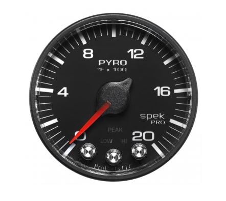 Auto Meter Spek Pro Dual Full Pillar Gauge Kit (EGT, Boost) 08-10 6.4L Ford Powerstroke - Image 3