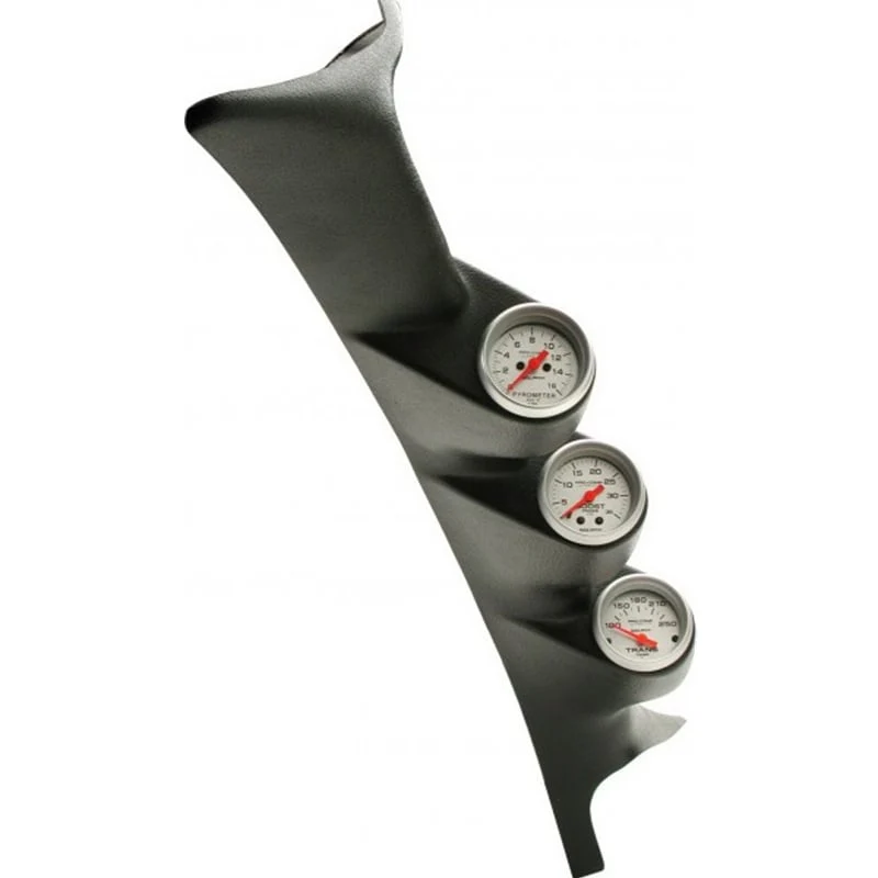 Auto Meter Triple Full Pillar Gauge Kit (EGT, Boost, Trans) 99-07 6.0L | 7.3L Ford Powerstroke - Image 2