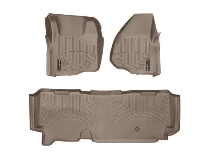 WeatherTech DigitalFit Floor Liner Set (w/ 2 Piece Front) 11-12 Ford SuperDuty Extended Cab - Image 7