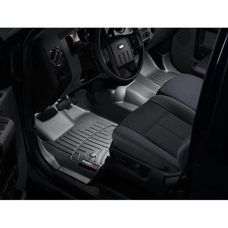 WeatherTech DigitalFit Floor Liner Set (w/Over the Hump Front) 11-12 Ford SuperDuty Crew Cab - Image 2