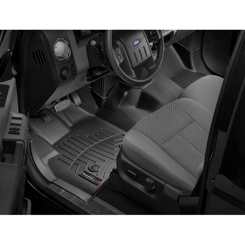 WeatherTech DigitalFit Floor Liner Set (w/Over the Hump Front) 12-16 Ford SuperDuty Crew Cab - Image 2