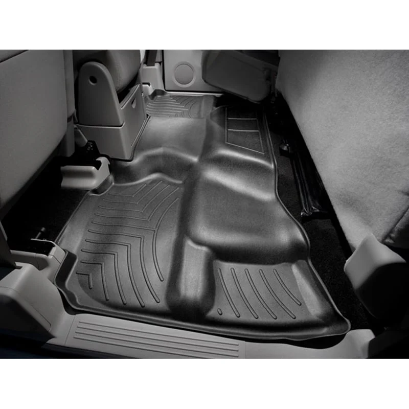 WeatherTech DigitalFit Floor Liner Set (Over Hump Front) 07.5-14 Chevy Silverado / GMC Sierra Ext - Image 3