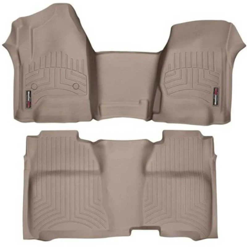 WeatherTech DigitalFit Floor Liner Set (Over Hump Front) 15-16 Chevy Silverado / GMC Sierra Crew Cab - Image 7