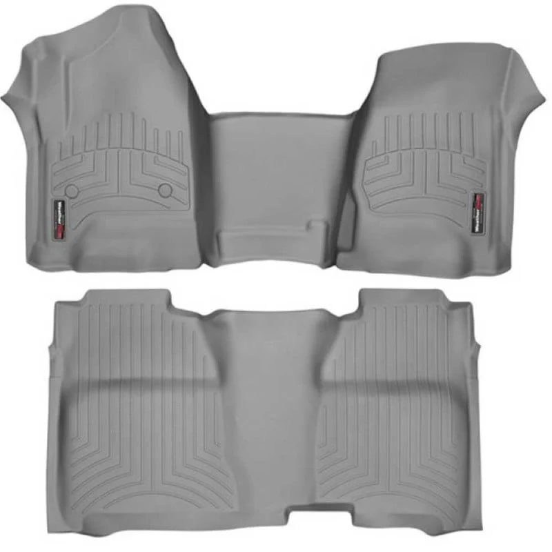 WeatherTech DigitalFit Floor Liner Set (Over Hump Front) 15-16 Chevy Silverado / GMC Sierra Crew Cab - Image 8