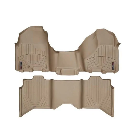 WeatherTech DigitalFit Floor Liner Set (Over Hump Front) 10-12 Dodge Ram Crew Cab 1 Hook - Image 8