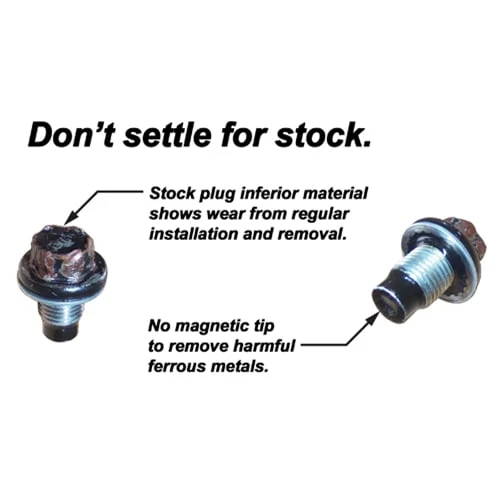PPE 114052001 Magnetic Engine Oil Drain Plug 01-16 6.6L GM Duramax - Image 2