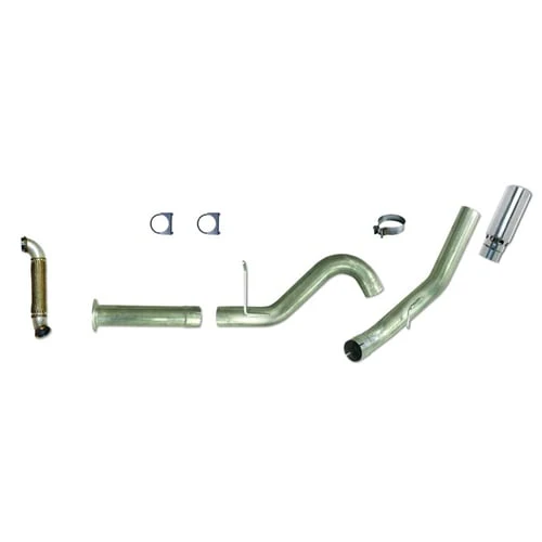 Diamond Eye 5" Aluminized DPF Back Exhaust Kit with Turbo Direct Pipe 07.5-10 6.6L GM Duramax LMM - Image 2