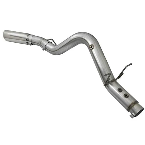 AFE Large Bore-HD 5" Stainless DPF-Back Exhaust with Polished Tip 17-19 GM 6.6L Duramax L5P - Image 3
