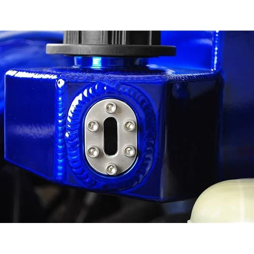 Sinister Diesel Blue Degas Bottle 03-07 6.0L Ford Powerstroke - Image 8
