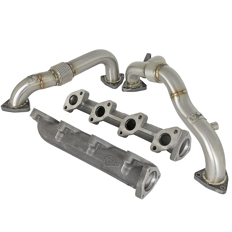AFE Twisted Steel Headers Up-Pipes 08-10 6.4L Ford Powerstroke - Image 5