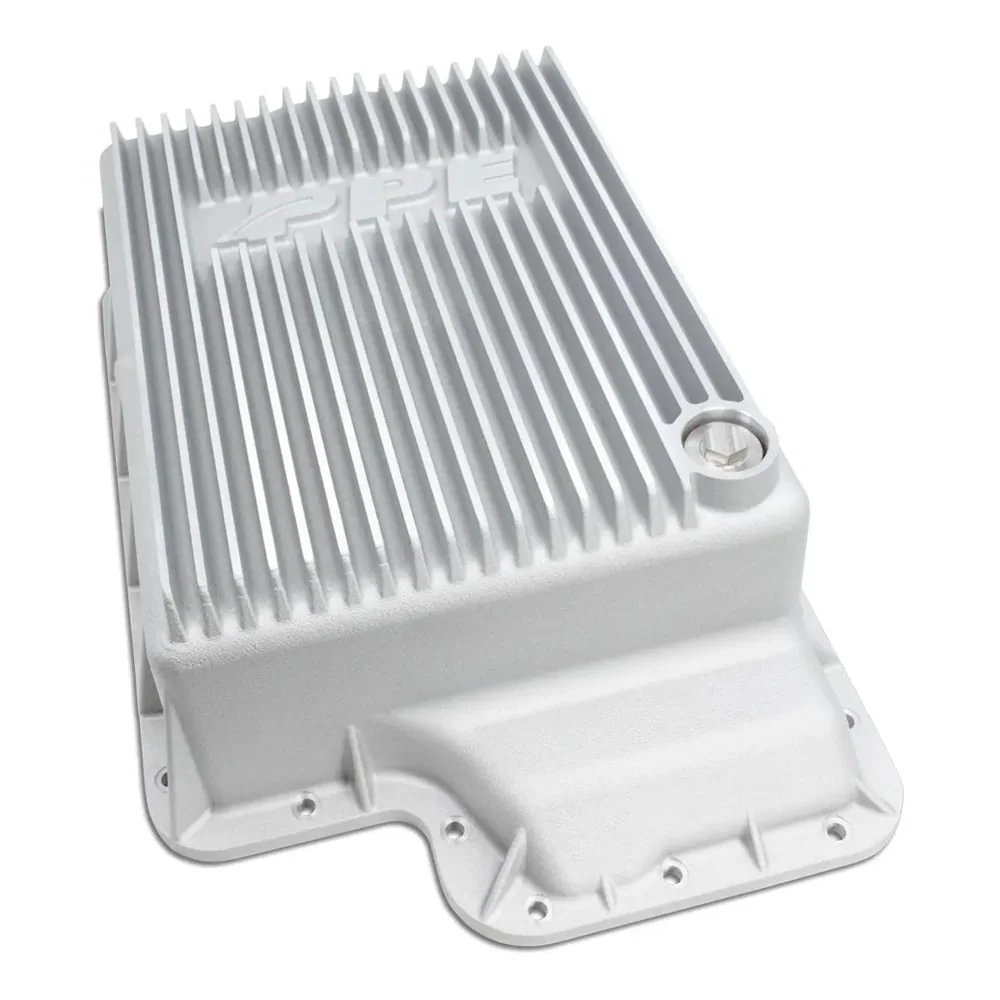 PPE Heavy-Duty Deep Aluminum Transmission Pan 03-10 6.0L/6.4L Ford Powerstroke - Image 3