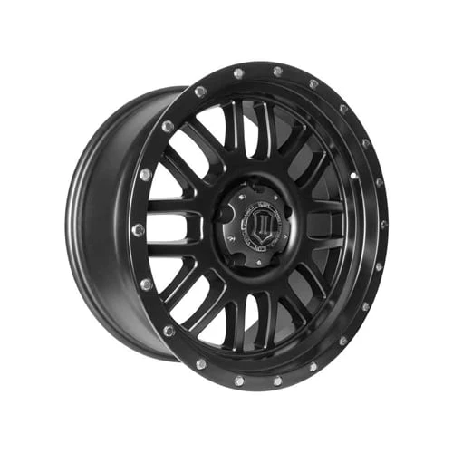 ICON Alloys 20" ALPHA Satin Black Wheel 8x180 Bolt Pattern - Image 4