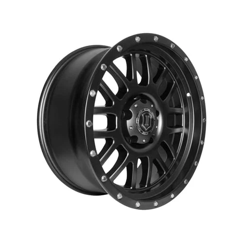 ICON Alloys 20" ALPHA Satin Black Wheel 8x180 Bolt Pattern - Image 5