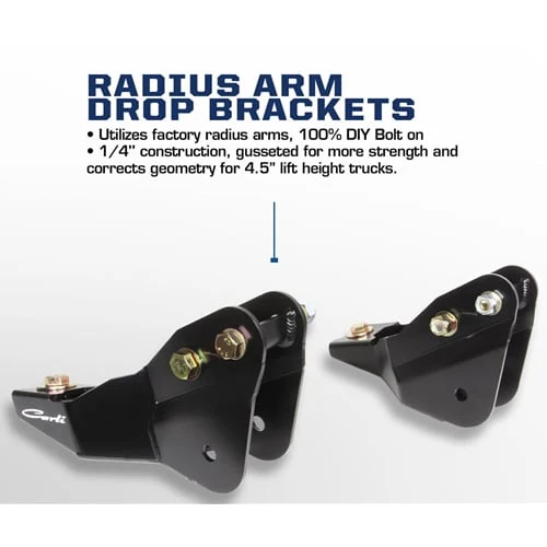 Carli Radius Arm Drop Brackets 17-22 Ford SuperDuty - Image 2