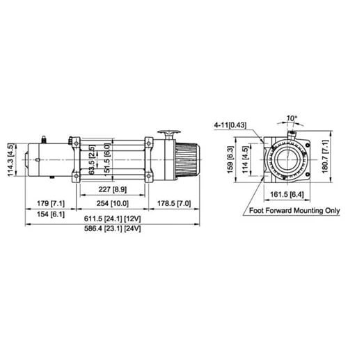 ComeUp 850013 DV-12 Light 12,000 Lbs. Winch - Image 2