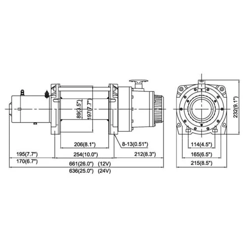 ComeUp 857133 DV-12 12,000 Lbs. Winch - Image 2