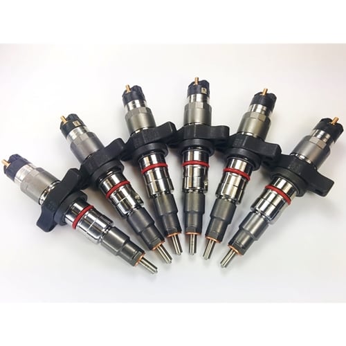 Dynomite Diesel Brand New No Core 50 Horsepower (15% Over) Injector Set 04.5-07 Dodge 5.9L Cummins