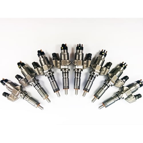 Dynomite Diesel 50 Horsepower Brand New No Core Injector Set 01-04 GM 6.6L Duramax LB7