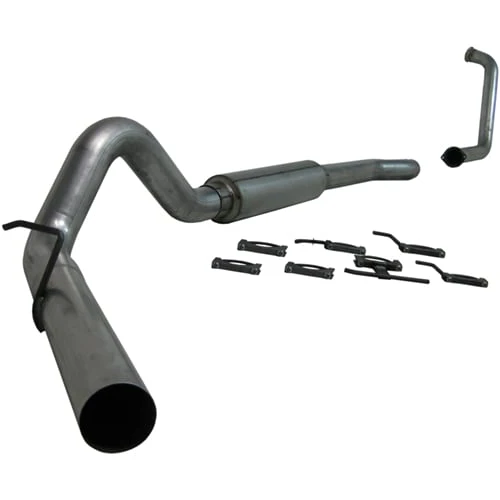 MBRP Armor Lite 4" Turbo Back Aluminized Exhaust w/Muffler (Retains Cat) 03-07 Ford 6.0L Powerstroke
